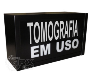 Equipamentos Radiologia - Sinaleiro Salas Raios X - Sinaleiro Luminoso Tomografia Konex 110V